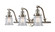 Franklin Restoration Three Light Bath Vanity in Brushed Satin Nickel (405|515-3W-SN-G182S)