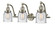Franklin Restoration Three Light Bath Vanity in Brushed Satin Nickel (405|515-3W-SN-G54)