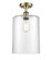 Ballston One Light Semi-Flush Mount in Antique Brass (405|516-1C-AB-G112-L)