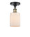 Ballston LED Semi-Flush Mount in Black Antique Brass (405|516-1C-BAB-G341-LED)