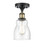 Ballston LED Semi-Flush Mount in Black Antique Brass (405|516-1C-BAB-G394-LED)