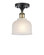 Ballston LED Semi-Flush Mount in Black Antique Brass (405|516-1C-BAB-G411-LED)