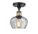 Ballston LED Semi-Flush Mount in Black Antique Brass (405|516-1C-BAB-G92-LED)