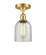 Ballston LED Semi-Flush Mount in Satin Gold (405|516-1C-SG-G259-LED)