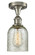 Ballston LED Semi-Flush Mount in Brushed Satin Nickel (405|516-1C-SN-G259-LED)