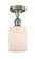 Ballston One Light Semi-Flush Mount in Brushed Satin Nickel (405|516-1C-SN-G341)