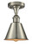 Ballston LED Semi-Flush Mount in Brushed Satin Nickel (405|516-1C-SN-G92-LED)