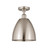Ballston One Light Semi-Flush Mount in Brushed Satin Nickel (405|516-1C-SN-MBD-9-SN)