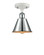 Ballston LED Semi-Flush Mount in White Polished Chrome (405|516-1C-WPC-M8-LED)