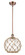 Ballston One Light Mini Pendant in Antique Copper (405|516-1S-AC-G122-10RB)