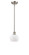 Ballston One Light Mini Pendant in Brushed Satin Nickel (405|516-1S-SN-G91)
