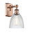 Ballston LED Wall Sconce in Antique Copper (405|516-1W-AC-G382-LED)