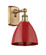 Ballston One Light Wall Sconce in Brushed Brass (405|516-1W-BB-MBD-75-RD)