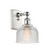 Ballston LED Wall Sconce in White Polished Chrome (405|516-1W-WPC-G412-LED)