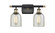 Ballston Two Light Bath Vanity in Black Antique Brass (405|516-2W-BAB-G259)