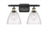 Ballston Two Light Bath Vanity in Black Antique Brass (405|516-2W-BAB-GBD-754)