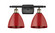Ballston Two Light Bath Vanity in Black Antique Brass (405|516-2W-BAB-MBD-75-RD)