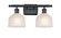 Ballston Two Light Bath Vanity in Matte Black (405|516-2W-BK-G411)