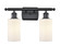Ballston Two Light Bath Vanity in Matte Black (405|516-2W-BK-G801)
