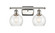 Ballston LED Bath Vanity in Polished Nickel (405|516-2W-PN-G124-6-LED)