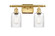 Ballston Two Light Bath Vanity in Satin Gold (405|516-2W-SG-G342)