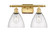 Ballston Two Light Bath Vanity in Satin Gold (405|516-2W-SG-GBD-754)