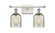 Ballston Two Light Bath Vanity in White Polished Chrome (405|516-2W-WPC-G259)