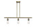 Ballston Three Light Island Pendant in Antique Brass (405|516-3I-AB)