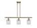 Ballston Three Light Island Pendant in Antique Brass (405|516-3I-AB-G112)