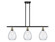 Ballston Three Light Island Pendant in Black Antique Brass (405|516-3I-BAB-G372)