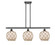 Ballston Three Light Island Pendant in Oil Rubbed Bronze (405|516-3I-OB-G121-8RB) Ballston Three Light Island Pendant in Oil Rubbed Bronze (405|516-3I-OB-G121-8RB)