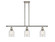 Ballston Three Light Island Pendant in Polished Nickel (405|516-3I-PN-G259)