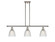 Ballston Three Light Island Pendant in Polished Nickel (405|516-3I-PN-G382)