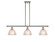 Ballston Three Light Island Pendant in Polished Nickel (405|516-3I-PN-G422)