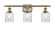Ballston LED Bath Vanity in Antique Brass (405|516-3W-AB-G259-LED)