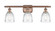 Ballston Three Light Bath Vanity in Antique Copper (405|516-3W-AC-G442)