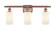 Ballston Three Light Bath Vanity in Antique Copper (405|516-3W-AC-G801)