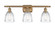 Ballston Three Light Bath Vanity in Brushed Brass (405|516-3W-BB-G442)