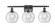 Ballston Three Light Bath Vanity in Matte Black (405|516-3W-BK-G124-8)