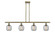 Ballston Four Light Island Pendant in Antique Brass (405|516-4I-AB-G104)