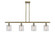 Ballston Four Light Island Pendant in Antique Brass (405|516-4I-AB-G112)