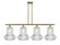 Ballston LED Island Pendant in Antique Brass (405|516-4I-AB-G212-LED)