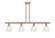 Ballston Four Light Island Pendant in Antique Copper (405|516-4I-AC-G381)