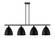 Ballston Four Light Island Pendant in Matte Black (405|516-4I-BK-MBD-9-BK)