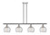 Ballston Four Light Island Pendant in Polished Chrome (405|516-4I-PC-G1213-8)