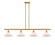 Ballston LED Island Pendant in Satin Gold (405|516-4I-SG-G131-LED)