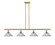 Ballston LED Island Pendant in Satin Gold (405|516-4I-SG-G132-LED)