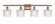 Ballston LED Bath Vanity in Antique Copper (405|516-4W-AC-G402-LED)