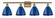 Ballston Four Light Bath Vanity in Brushed Brass (405|516-4W-BB-MBD-75-BL)