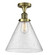 Franklin Restoration LED Semi-Flush Mount in Antique Brass (405|517-1CH-AB-G44-L-LED)